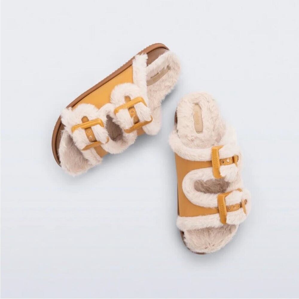 Anthropologie Melissa NWT cozy warm slide Birkenstock Arizona size 10